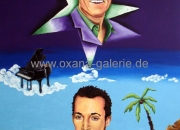 Oxana-Galerie.de Marc Medlock und Dieter Bohlen Portrait